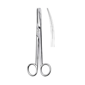 MAYO scissors curved 14 cm