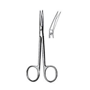 IRIS Fine Operating Scissor, angled, 11,5cm, sh/sh
