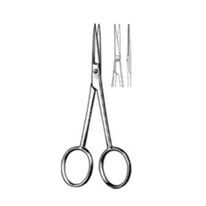 Fine Operating Scissor, 11cm, str., dissecting post mortem scissor