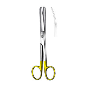 STANDARD Scissor, curved, 14,5 cm/ 5 3/4″, bl/bl, TC