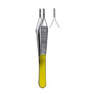 ADSON Brown Forceps, with jaws  TC, 12cm, normal Profile 0.4mm