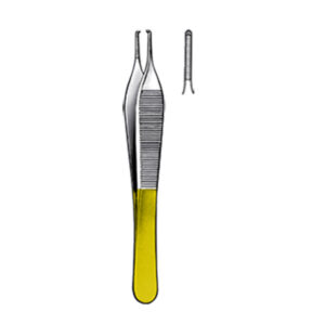 MICRO ADSON Forceps, with jaws  TC, 12cm, mini Profile 0.4mm