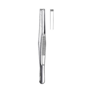 Tissue Forcep, 3:4 teeth, 13cm, 5″