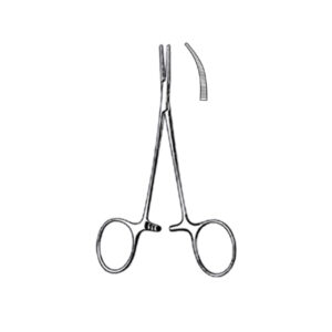 HALSTED micro mosquito Forceps curved 12cm, cvd.