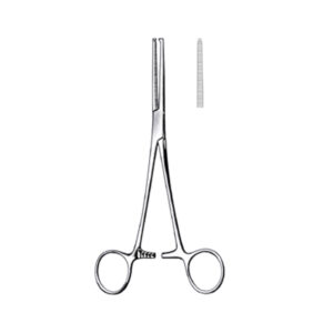 ROCHESTER-OCHSNER Artery Forceps, 14 cm, straight, 2×1 teeth