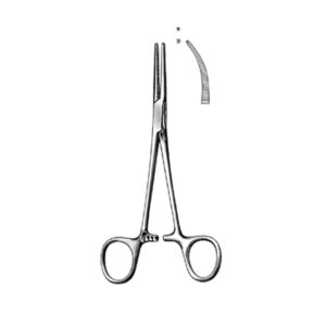 CRILE hemostatic Forceps curved, 1:2 Teeth, 14 cm