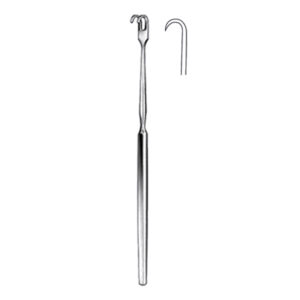 Skin Hook Retractor 16 cm/ 6 1/4″, sharp, 1 Hook