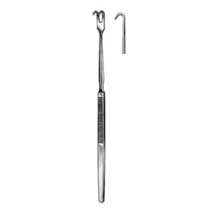 Skin Hook Retractor 16 cm/ 6 1/4″, sharp, 1 Hook