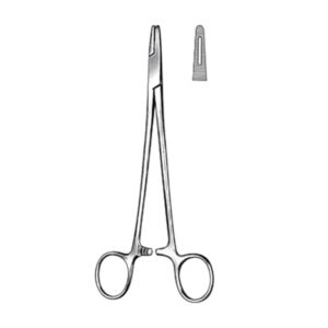 Adson Needle holder,  with hole, 18cm