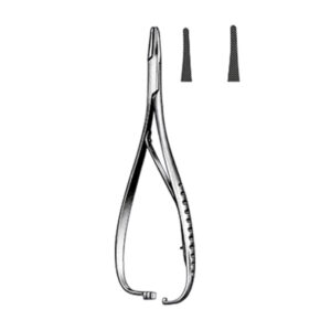 MATHIEU Needle Holder,  14 cm/ 5 1/2″,  slender jaws