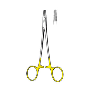 HEGAR-BAUMGARTNER,  Needle Holder,  TC,  14cm,  5 1/2″,  normal Profile