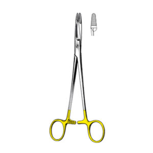 OLSEN-HEGAR Needle Holder TC, 12cm, 4 3/4″,micro profile