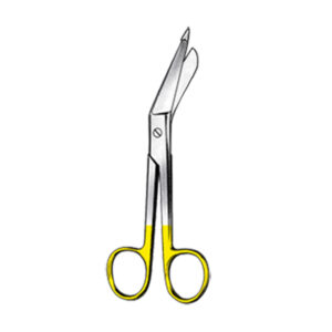 LISTER bandage scissors,   9 cm / 3 1/2″