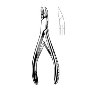 CLEVELAND Bone Cutting Forceps,  15 cm, 6 angled