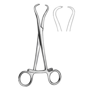 Bone holding forcep, 15cm,  6″