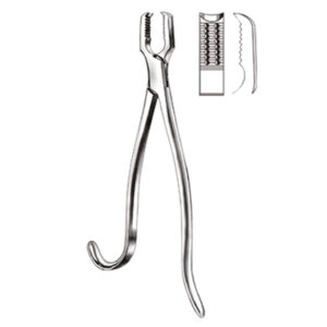 Kern,  Bone holding fcp. without ratchet, 12cm,4 3/4″