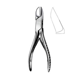 LISTON Bone Cutting Forceps,  19 cm, angeled