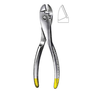 WIRE CUTTING PLIER,  16cm,  6 1/4″, TC-Gold