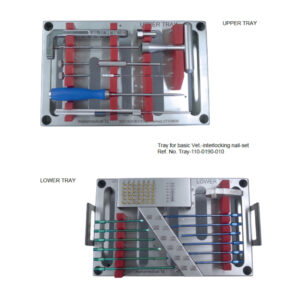 Steel-Trays for basic Vet.-Set =   SET-110-0190-010