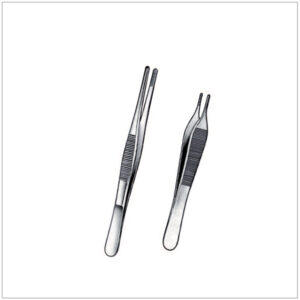 Dressing tissue forceps